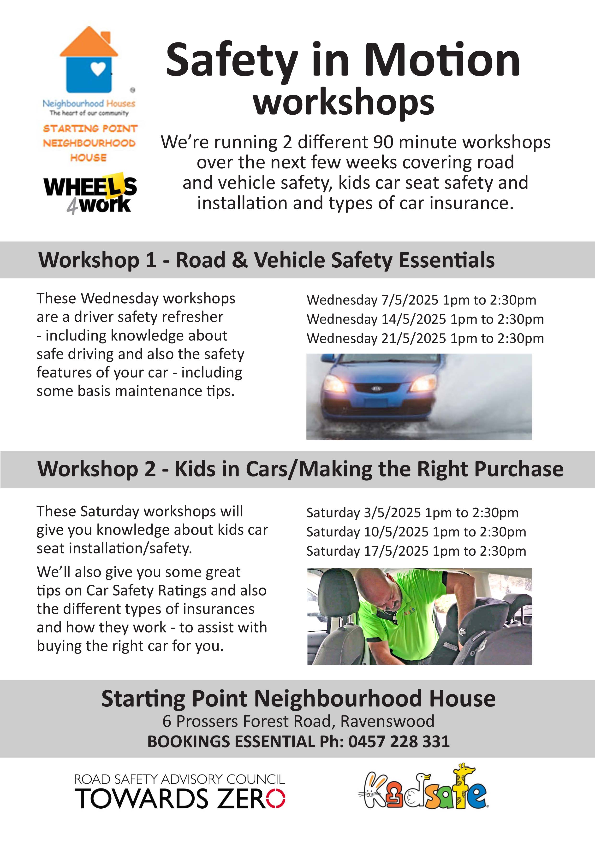 Safety in Motion workshops